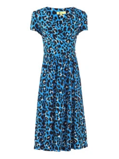 Leopard Print Fit And Flare Dress -DORIA Clothing Shop 21 Copy