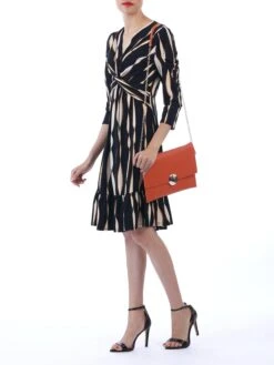 Retro Geometric Flare Hem Dress, Royal, Black Wave 6 Retro Geometric Flare Hem Dress, Royal, Black Wave -DORIA Clothing Shop 5053319275183 2 41d2e58c d89f 4465 96bd 57600cb91c5f