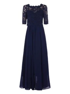 Wendy Lace Overlay Maxi Dress, Navy -DORIA Clothing Shop 5053319307853 3 de14c5b1 1b80 42ad b580 cd2cb4df218e