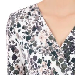 Wrap Front Viscose Dress ,Blush Floral -DORIA Clothing Shop 50533193297183 051e3049 de74 4993 93bd bd393316cc64