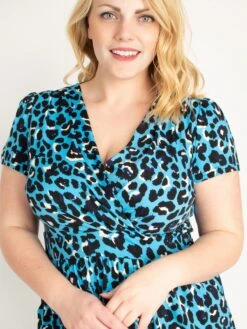 Leopard Print Fit And Flare Dress -DORIA Clothing Shop 5053319331315 4
