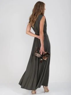 Plunge V Neck Draped Maxi Dress, Solider Green 12 Plunge V Neck Draped Maxi Dress, Solider Green -DORIA Clothing Shop 817 1solider1234 8f335dc0 21bb 48ab 9939 c9d89c139282