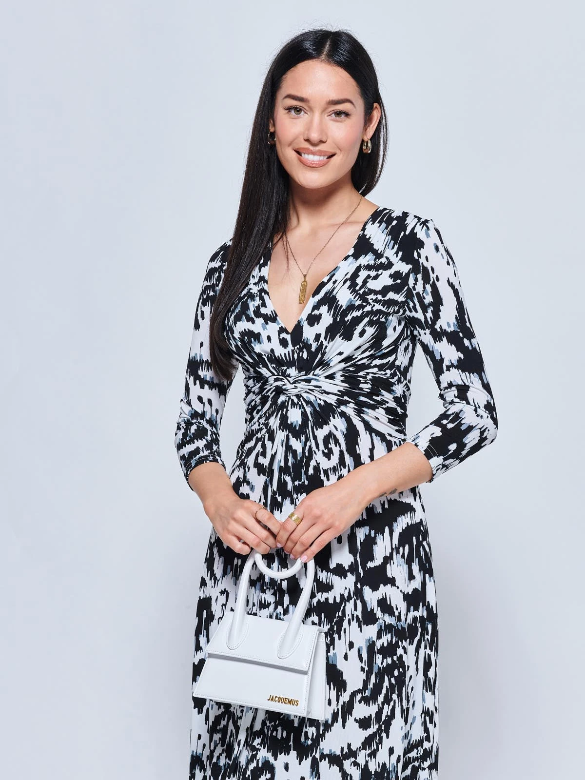 Abstract Print Jersey Maxi Dress, Abstract Multi 3 Abstract Print Jersey Maxi Dress, Abstract Multi - Image 3