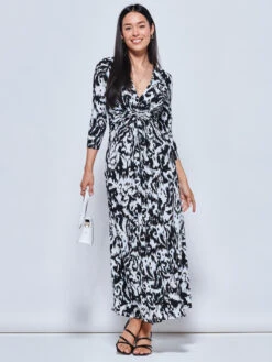 Abstract Print Jersey Maxi Dress, Abstract Multi 11 Abstract Print Jersey Maxi Dress, Abstract Multi -DORIA Clothing Shop AB577610 Abstractmulti 6