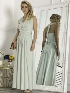 Twist & Tie Multiway Bridesmaid Maxi Dress With Bandeau, Light Green 10 Twist & Tie Multiway Bridesmaid Maxi Dress With Bandeau, Light Green -DORIA Clothing Shop BR 8176 LightGreen 4 583fee0b 7b21 49da 86d5 e84dd023852e