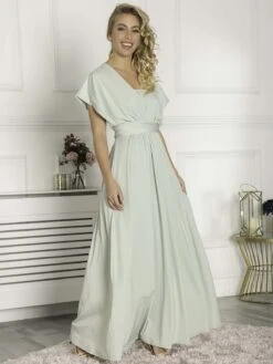 Twist & Tie Multiway Bridesmaid Maxi Dress With Bandeau, Light Green 11 Twist & Tie Multiway Bridesmaid Maxi Dress With Bandeau, Light Green -DORIA Clothing Shop BR 8176 LightGreen 7 db35a94b a6e7 48b1 8dda a5815de827dc