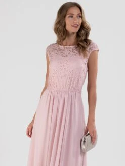Basia Bridesmaid Lace Bodice Maxi Dress, Light Pink -DORIA Clothing Shop DSC 0503copy 1dfc8ab0 c224 4169 a8d5 4697fcb0cafa