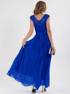 Basia Bridesmaid Lace Bodice Maxi Dress, Royal Blue -DORIA Clothing Shop DSC 0662 5bd321b5 f0cf 4d47 ac11 8b5cc51d1cd6