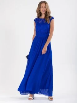 Basia Bridesmaid Lace Bodice Maxi Dress, Royal Blue -DORIA Clothing Shop DSC 0673 9fc168eb 204e 4e47 a2a8 67fdb9c105ae