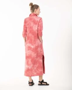 Sample Sale - Maxi Dress, Red Tie Dye -DORIA Clothing Shop DSC 5312