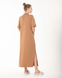 Sample Sale - Maxi Dress, Brown -DORIA Clothing Shop DSC 5714