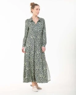 Sample Sale - Maxi Dress, Yellow Multi -DORIA Clothing Shop DSC 5925