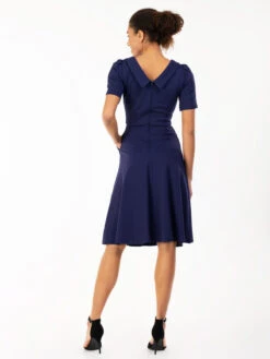 Jolie Moi Bay Peter Tea Dress, Navy 8 Jolie Moi Bay Peter Tea Dress, Navy -DORIA Clothing Shop DSC 5934 Copy