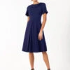 Jolie Moi Bay Peter Tea Dress, Navy