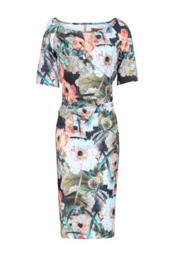 Half Sleeve Printed Shift Dress, Brown Pattern 9 Half Sleeve Printed Shift Dress, Brown Pattern -DORIA Clothing Shop I 5053319196266 00 20160927 63d0b277 6f95 40ab 9c3f 4ec8f8730ccf