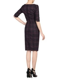 Checked Woven Shift Dress, Black Check -DORIA Clothing Shop I 5053319200468 02 20161101