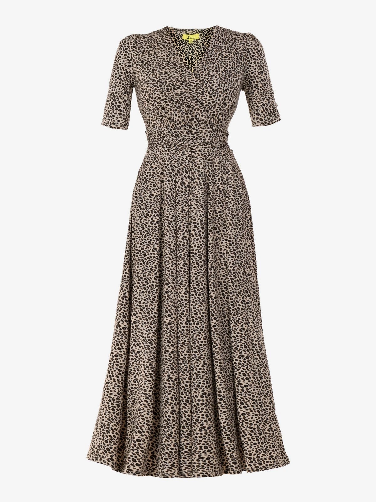 Jolie Moi Beatrice Animal Print Jersey Maxi Dress, Neutral Animal 6 Jolie Moi Beatrice Animal Print Jersey Maxi Dress, Neutral Animal - Image 6