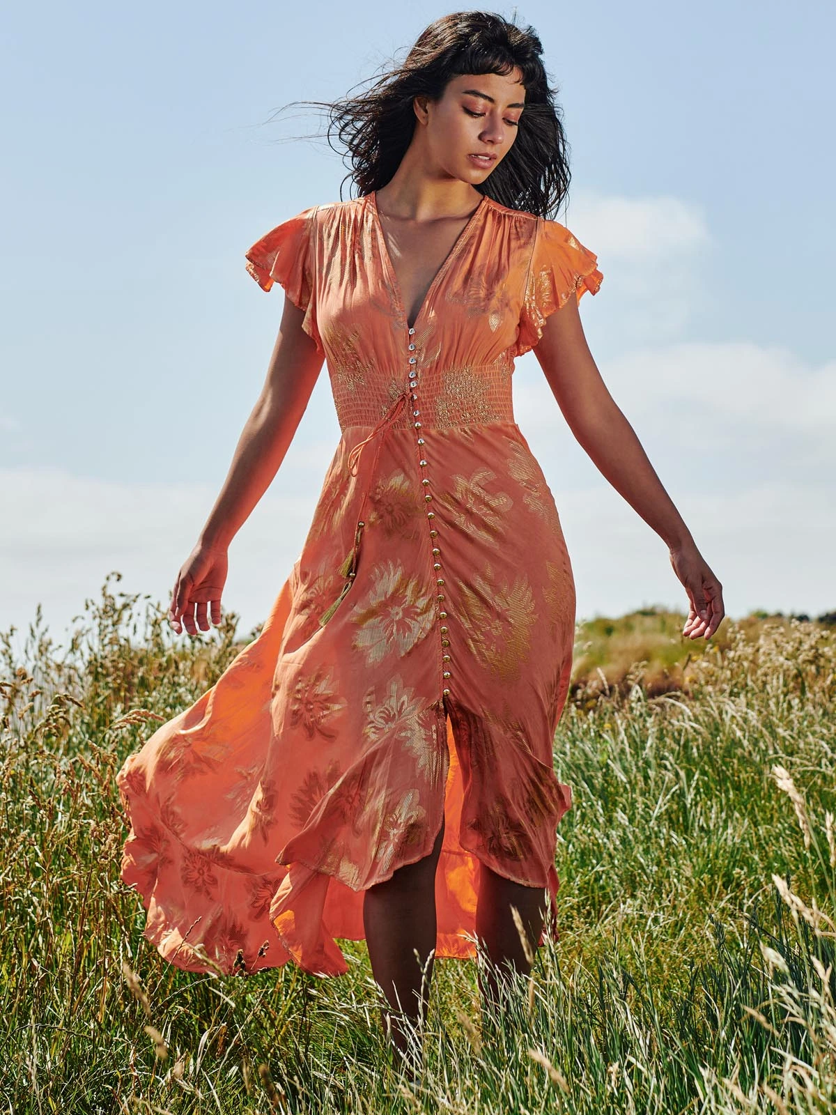 DORIA Clothing Shop -DORIA Clothing Shop LQ 0A021 OrangeMulti 6