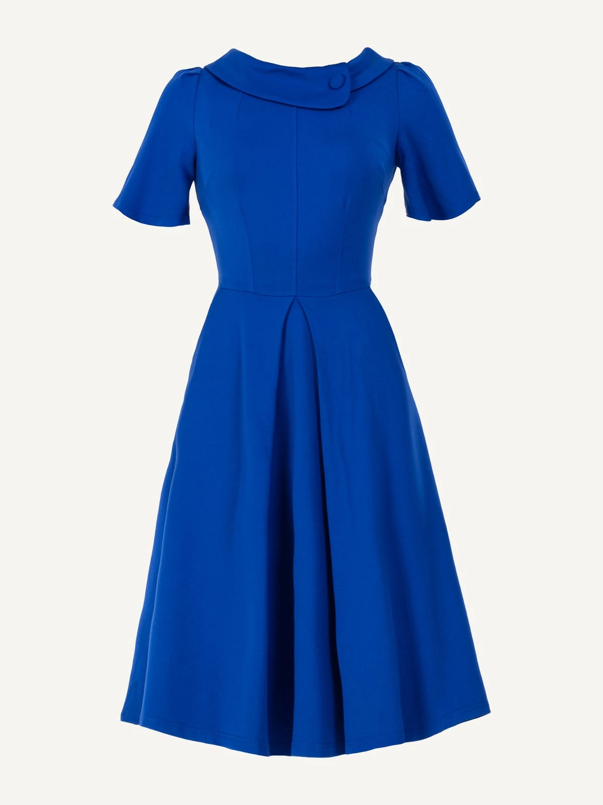 Jolie Moi Bay Peter Tea Dress, Royal Blue 3 Jolie Moi Bay Peter Tea Dress, Royal Blue - Image 3