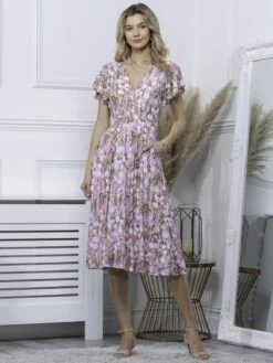 Featured Products 1 Stacy Mesh Midi Dress, Light Pink