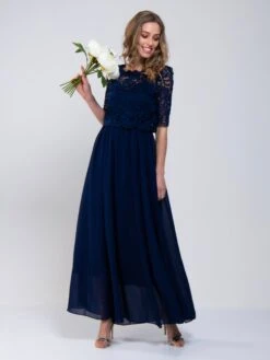 Wendy Lace Overlay Maxi Dress, Navy -DORIA Clothing Shop MarchShoot 1843 2250X3000 1bda7e27 0086 475c 9410 a4a9ecfdf5b7