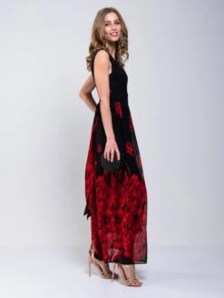 Printed Chiffon Maxi Dress, Black Floral 7 Printed Chiffon Maxi Dress, Black Floral -DORIA Clothing Shop MarchShoot 2789 2250X3000 0e8e07d3 36ff 4f6d 8c4f e4473c24feea