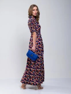 Tie Collar Maxi Dress, Black Geo 8 Tie Collar Maxi Dress, Black Geo -DORIA Clothing Shop MarchShoot 2902 2250X3000 8831c5e1 5b82 4b36 8e70 6a93ef6b6625