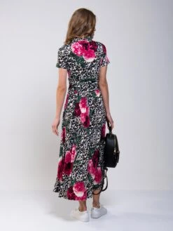 Stand Collar V Neck Print Maxi Dress, Leo Floral 8 Stand Collar V Neck Print Maxi Dress, Leo Floral -DORIA Clothing Shop MarchShoot 4444 2250X3000 dfd340de 6925 4037 aa88 d8888dda4cf9