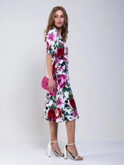 Jolie Moi Floral Tea Dress, Pink -DORIA Clothing Shop MarchShoot 4697 2250X3000 a79e5c42 8dbf 4383 9796 5bc66f7be49e