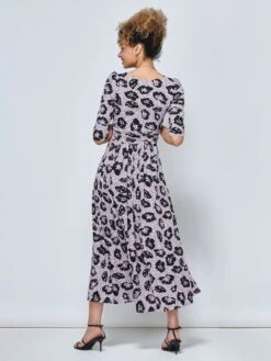 Ozella Jersey Floral Print Maxi Dress, Pink Floral -DORIA Clothing Shop OP 162 7 PINKFLORAL 2