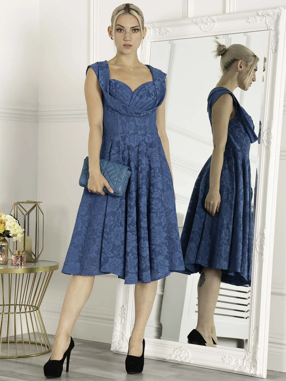 Ruched Crossover Bust Prom Dress, Dark Teal 1 Ruched Crossover Bust Prom Dress, Dark Teal