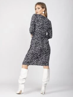 Jolie Moi Wrap Front Bodycon Dress, Navy Spot 12 Jolie Moi Wrap Front Bodycon Dress, Navy Spot -DORIA Clothing Shop Q 1627 DSC 6420 2356f960 1378 472f bc43 60ba64d48434