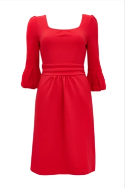 Bell Sleeve Boat Neck Pencil Dress, Red -DORIA Clothing Shop Screenshot2020 03 05at12.07.32 40c73e5d caff 4fb0 9701 f040a3fc8ec6