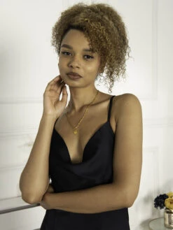 Jolie Moi Reene Cowl Neck Midi Dress, Blue -DORIA Clothing Shop W 5221 Blue 5